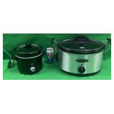 HAMILTON BEACH SLOW COOKER & SMALL CROCKPOT