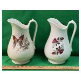 2 CERAMIC PITCHERS
