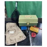 PLANO TACKLE BOX & FISHING GEAR