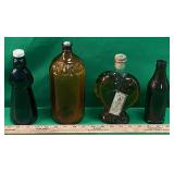 VINTAGE GLASS BOTTLES (PUREX)