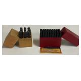 2 STEEL STAMPING SETS