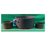 ANTIQUE PRIMITIVE WOODEN DRY GRAIN BOXES