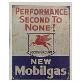 NEW MOBIL GAS SIGN