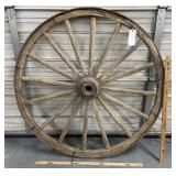 ANTIQUE WAGON WHEEL