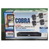 COBRA 8-CHANNEL DVR SURVEILLANCE SYSTEM(4 CAMERAS)