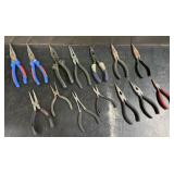ASST.NEEDLE NOSE & LONG REACH PLIERS