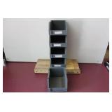 Plastic Nut and Bolt Storage Bins - Gray A - 5
