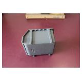 Plastic Nut and Bolt Storage Bins - Gray B - 5