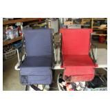 Stadium Seats - (2) - Red and Blue