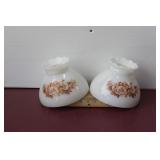 Glass Lamp Shades - Flowers (2)