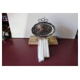Silver Colored Tray - Candles