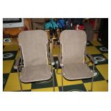 Outdoor Lawn Chairs - Brown - Good Condition