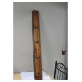Hanging Wooden 5 Hook Coat Hanger