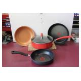 Frying Pan-Sauce Pan Lot-T-FAL (4)