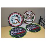 Christmas Serving Trays - (4)