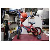 Huffy Spiderman Kids Bicycle - Training Wheels
