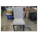 Kitchen Chair - Black and Gray - Minor Damage