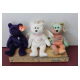 Beanie Babies Lot- Halo - Peace - Princess