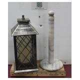 Eletronic Candle (untested)/Paper Towel Holder