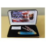 Collector Knife- Osama Bin Laden-Justice Served