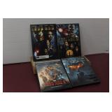 Iron Man 1-3; Batman-Dark Knight