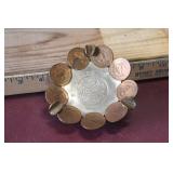 Vintage Mexican Coin Ashtray
