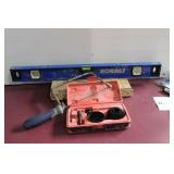 Tool Lot-Level-Coping Saw-Hole Saw KIt
