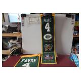 #4 Brett Favre-SB XXXI-HOF 2016 Felt Banners