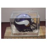 Brett Favre- Minn Vikings-Signed Mini-COA