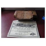 Milwaukee County Stadium Brick - COA