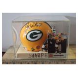 #84 Sterling Sharpe GBP Mini-Helmet-COA