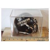 #4 Brett Favre- Southern Miss-Signed Mini-COA