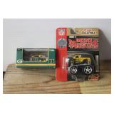 Green Bay Packers Mini Monster Truck/Die Cast Car