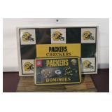 Greenbay Packers Games - Dominoes/Checkers