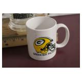 Greenbay Packers Glass Mugs/Coffee Cups [4]