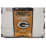 Greenbay Packers 'Go Pack Go' Felt Banner