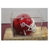 #4 Brett Favre- Hancock Hawks -Signed Mini-COA