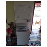 Whirlpool Digital Apartment Sized Stack Washer & Elec. Dryer, Like New