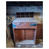 58 in. tall x 36 in. wide x 34 in. deep Rare Slant Top Depot Cabinet