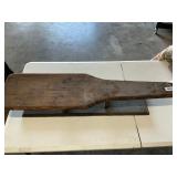 PRIMITIVE WOODEN TABLE TOP IRONING BOARD