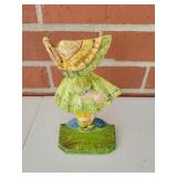Sun Bonnet Baby Cast Iron Doorstop
