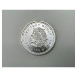 AZTEC CALENDAR SILVER ROUND