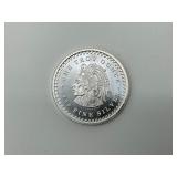AZTEC CALENDAR SILVER ROUND