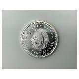 AZTEC CALENDAR SILVER ROUND