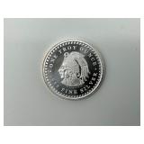 AZTEC CALENDAR SILVER ROUND