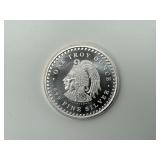 AZTEC CALENDAR SILVER ROUND