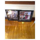 (2) Framed Educational Posters