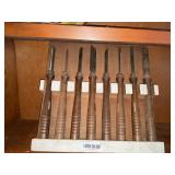 VINTAGE CRAFTSMAN WOOD TURNING CHISELS