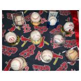 SELECTION OF BASEBALLS SOME WITH SIGNATURES BUT NOT AUTHENTICATED