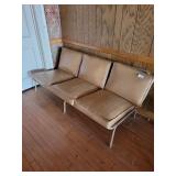 64 in. wide Vintage Bowling Alley Style Couch